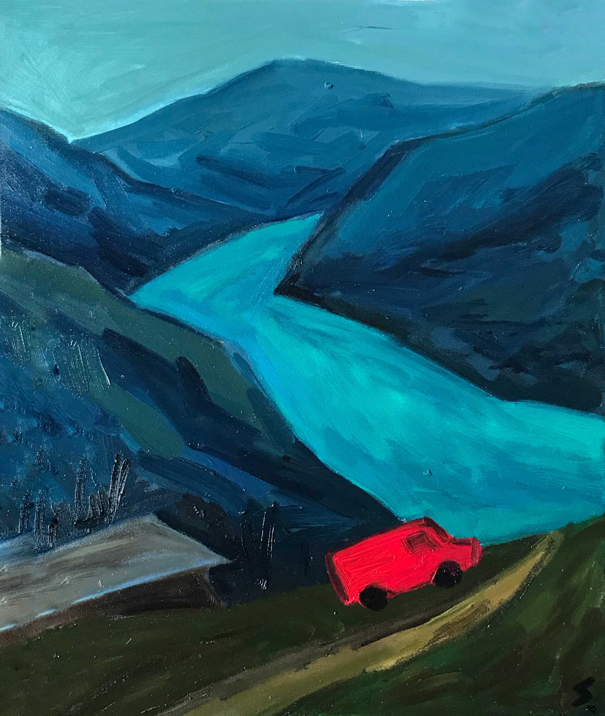 Red car (Drina waves)